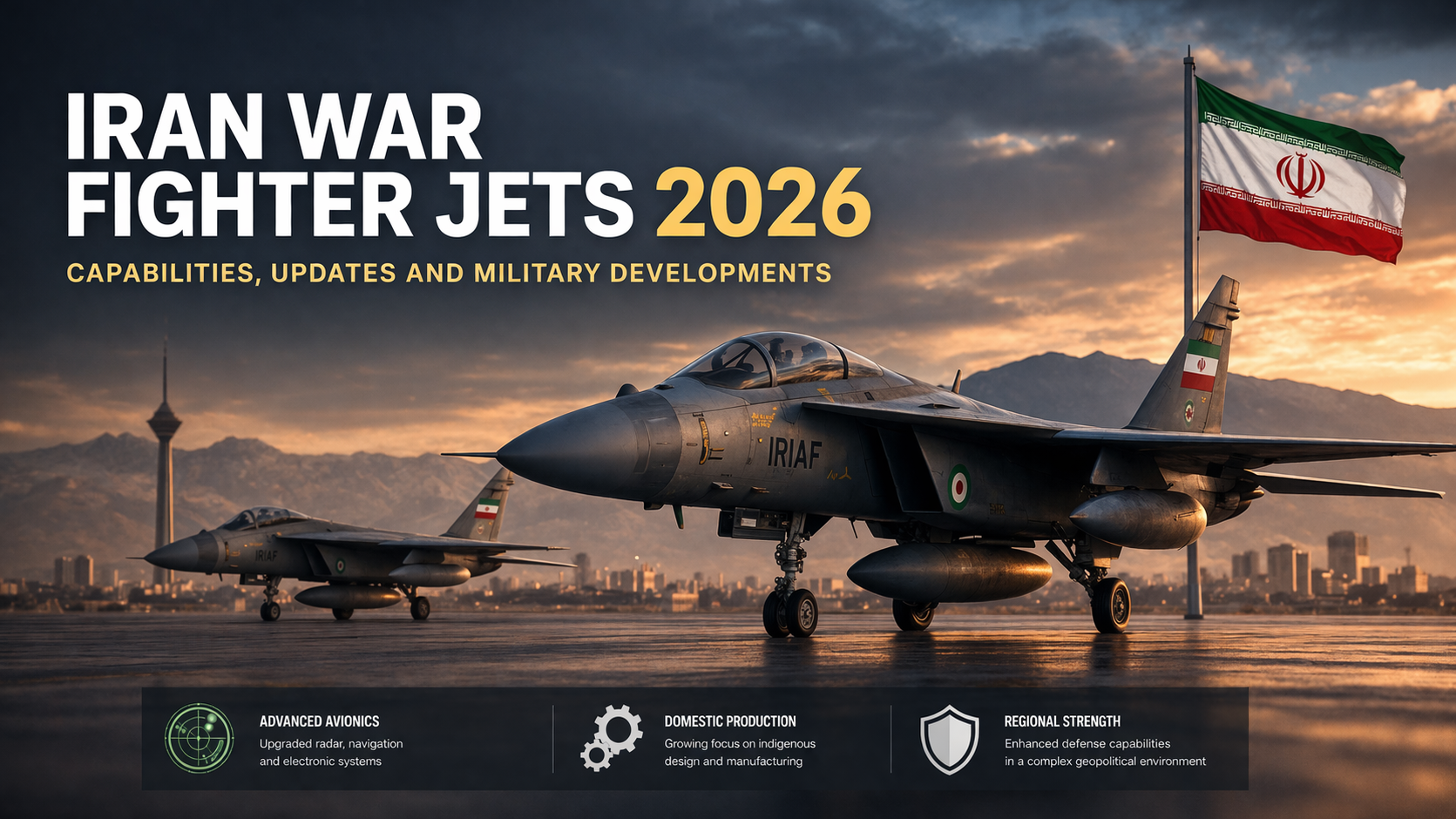 Iran War Fighter Jets 2026: capabilities, updates and military developments
