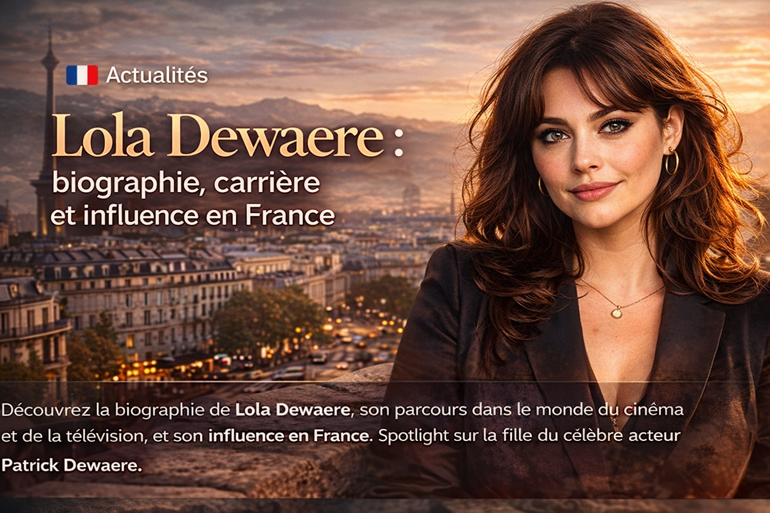 Lola Dewaere : biographie, carrière et influence en France
