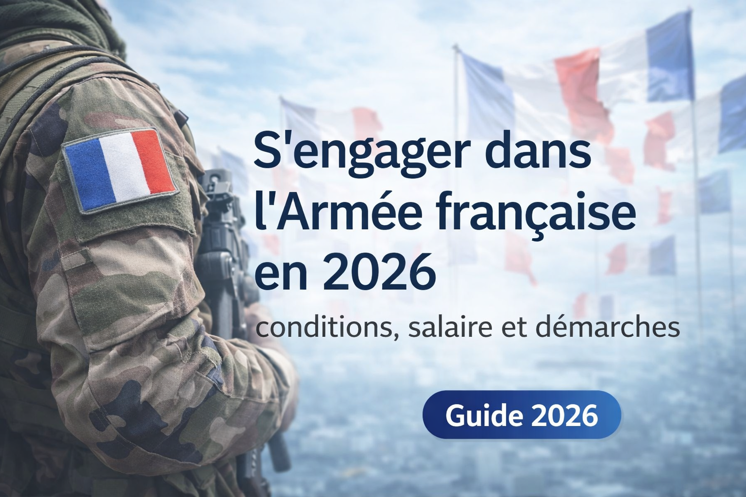 S’engager dans l’Armée française en 2026 : conditions, salaire et démarches