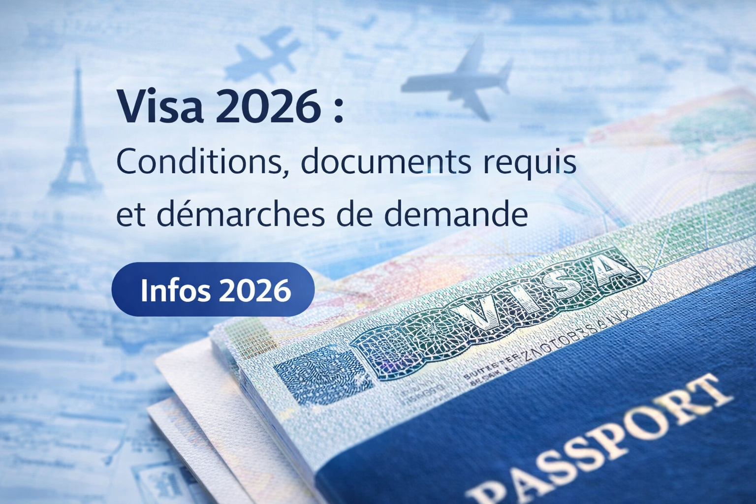 التأشيرة (Visa) 2026: الشروط، الوثائق المطلوبة وطريقة التقديم