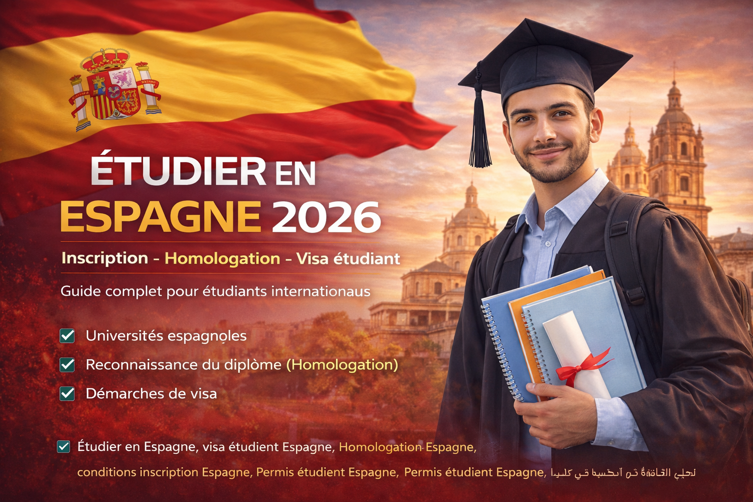 التسجيل في الجامعات الإسبانية 2026: الشروط، معادلة الشهادة، وخطوات القبول للطلبة المغاربة