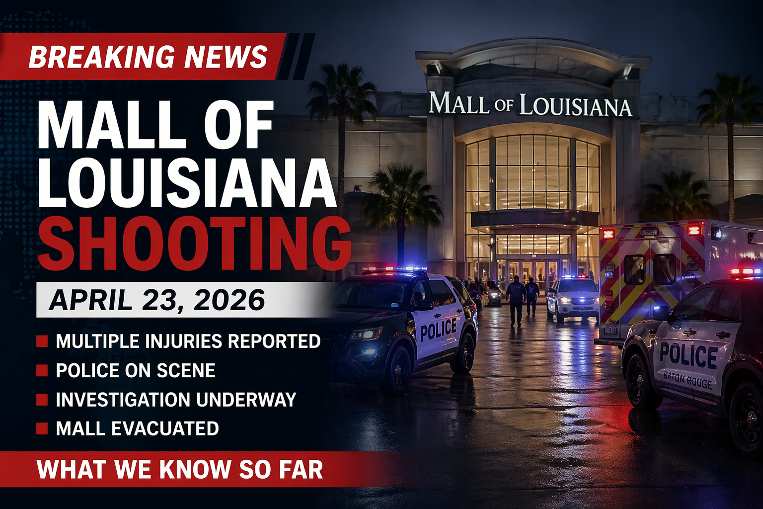 Mall of Louisiana Shooting – April 23, 2026: What Happened and Latest Updates